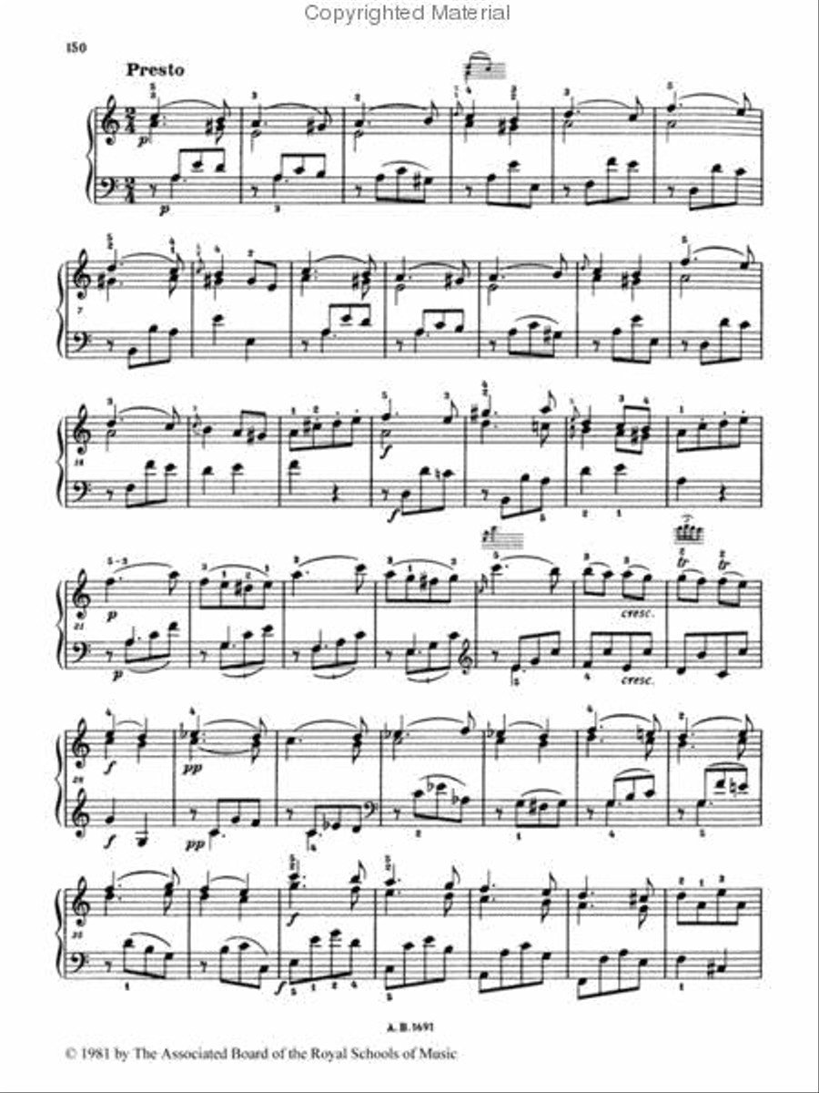 Sonatas for Pianoforte, Volume I Piano Method scores gallery preview page 2