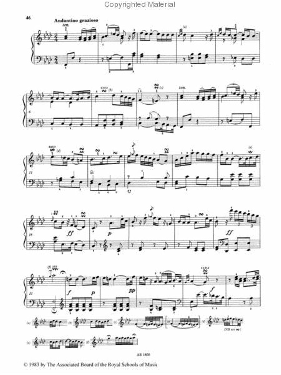 Selected Keyboard Works, Book III: Five Sonatas Piano Method scores gallery preview page 2