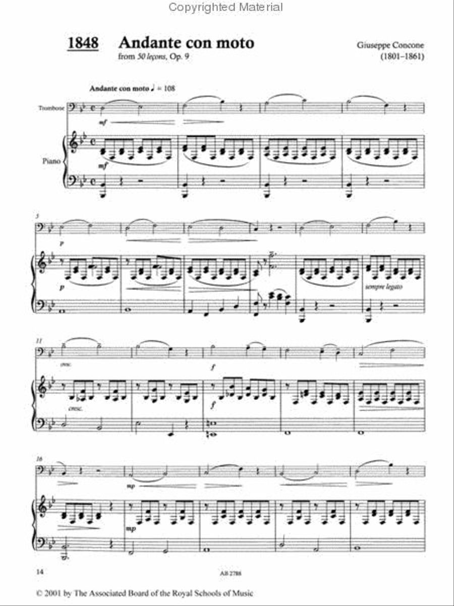 Time Pieces for Trombone, Volume 1 TB scores gallery preview page 2