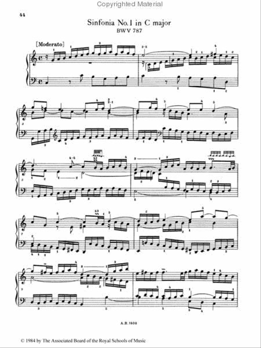 Inventions & Sinfonias Inventions & Sinfonias Piano Method scores gallery preview page 2