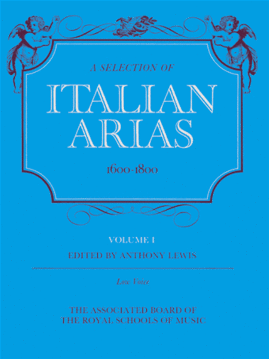 A Selection of Italian Arias 1600-1800, Volume I (Low Voice) Low Voice scores gallery preview page 1