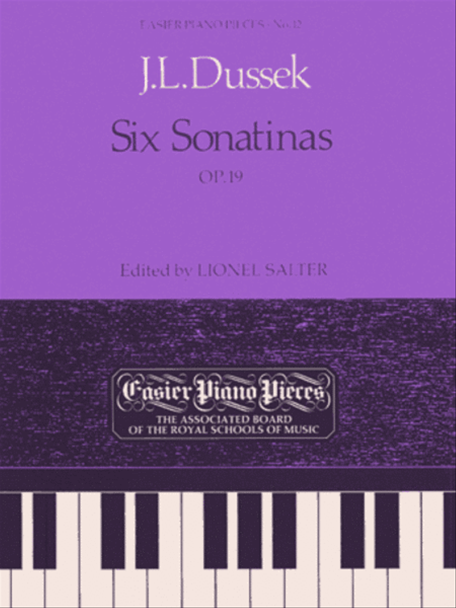 Six Sonatinas, Op.19 Piano Method scores gallery preview page 1