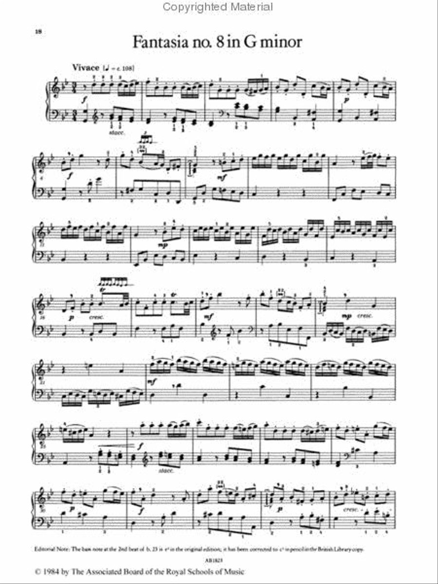 Fantasias (First Dozen) Piano Method scores gallery preview page 2