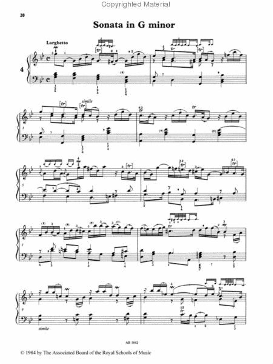 Selected Keyboard Works, Book II Piano Method scores gallery preview page 2