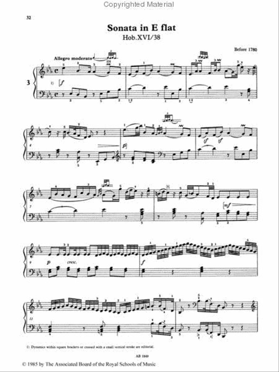 Selected Keyboard Sonatas, Book II Piano Method scores gallery preview page 2