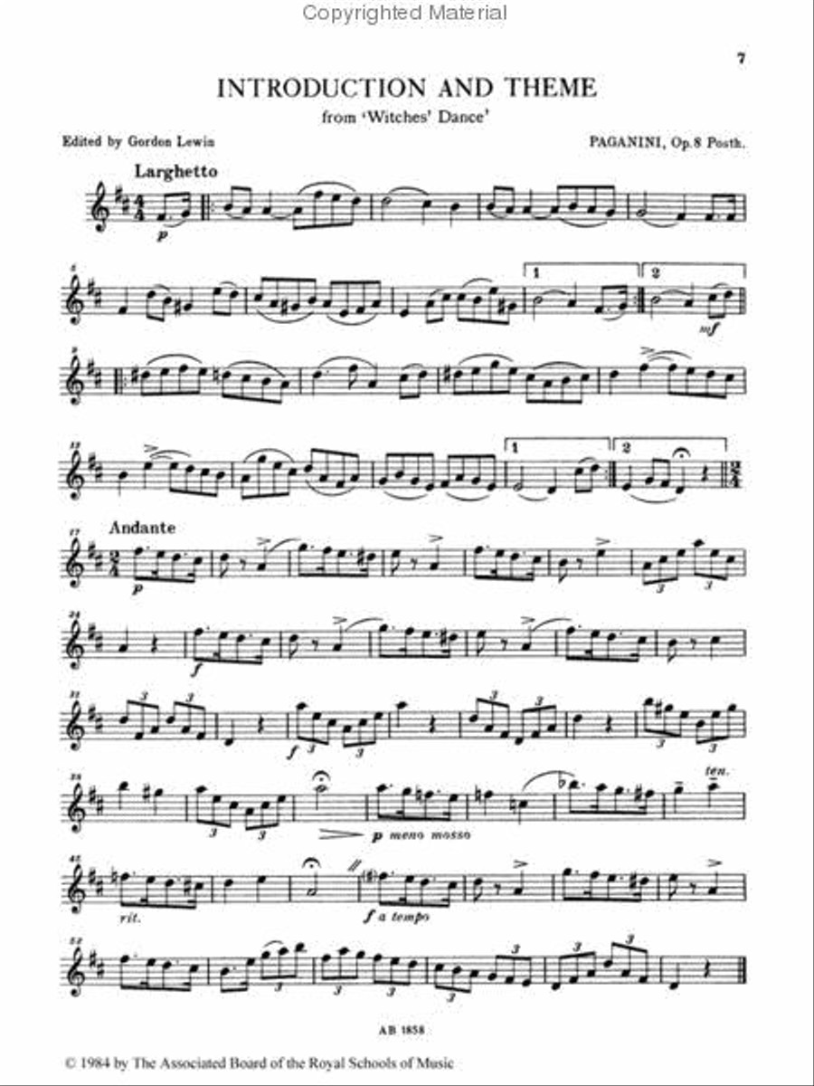 Twenty-two Unaccompanied Pieces for Saxophone Saxophone scores gallery preview page 2