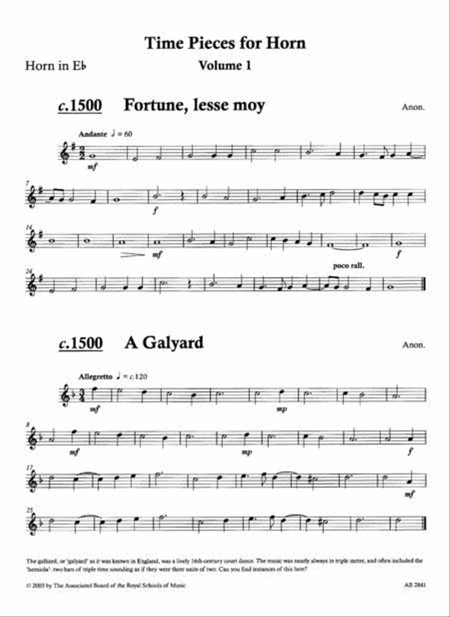 Time Pieces for Horn, Volume 1 Horn scores gallery preview page 4