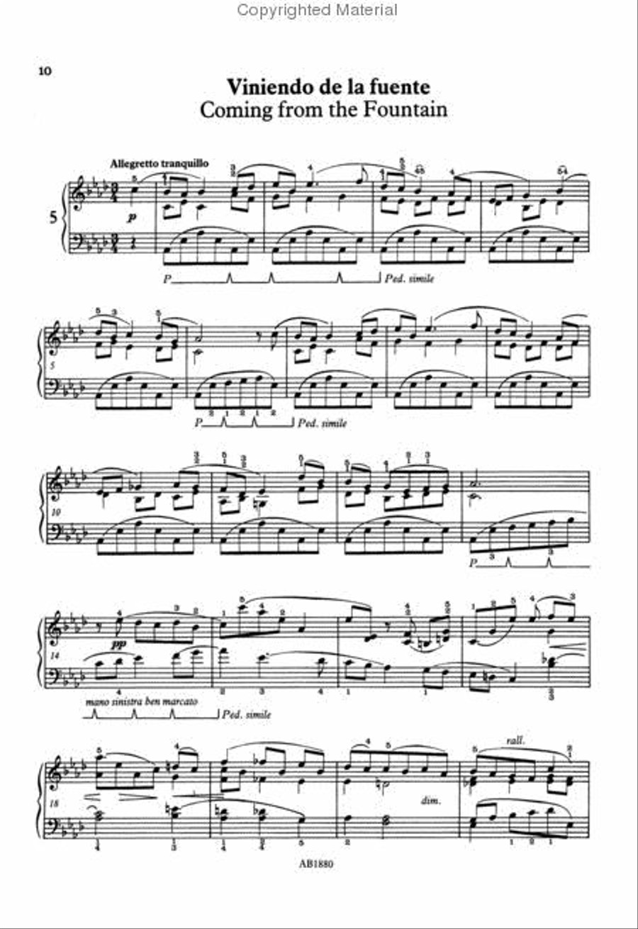 Cuentos de la Juventud (Stories of the Young), Op.1 Piano Method scores gallery preview page 3