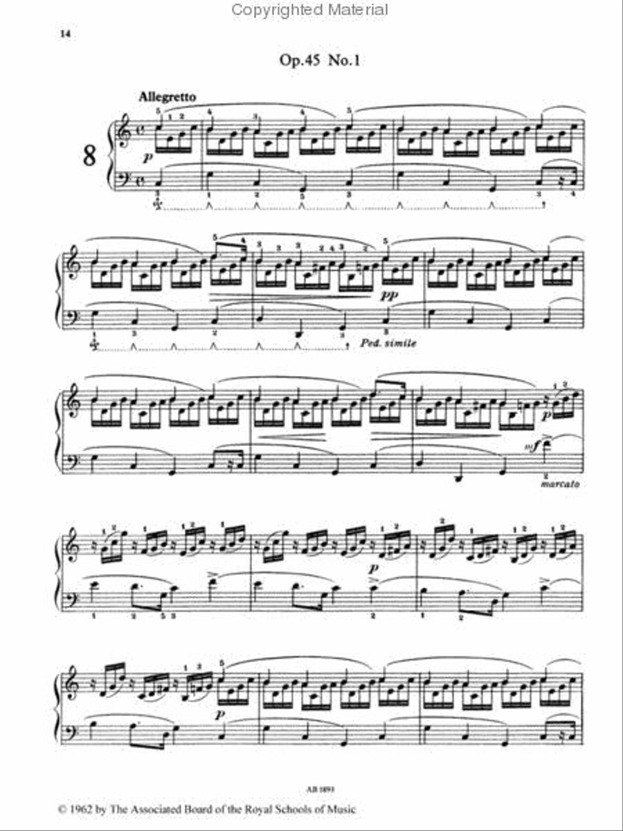 20 Miscellaneous Studies from Op.45, 46, 47, 81, 90 & 125 Piano Method scores gallery preview page 2
