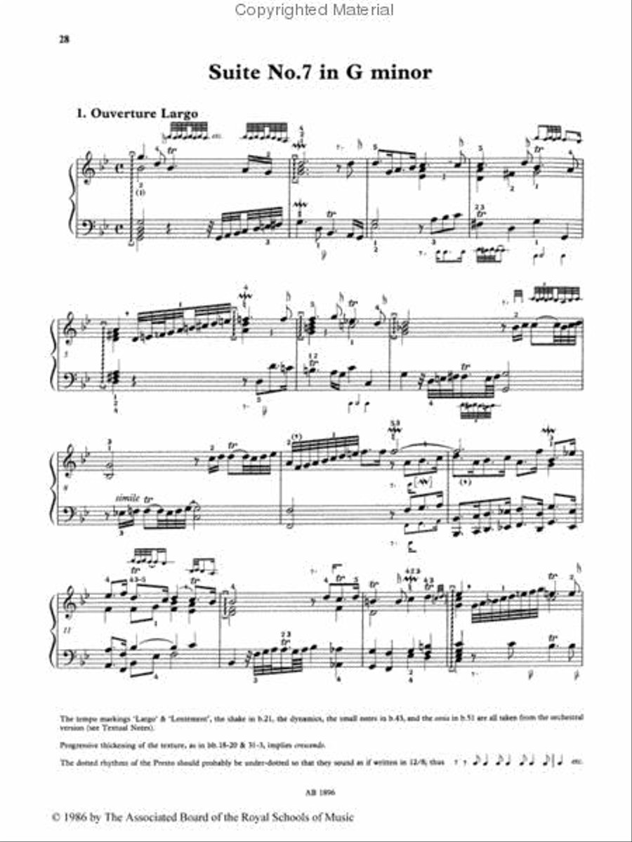 Eight Great Suites, Book II Piano Method scores gallery preview page 2
