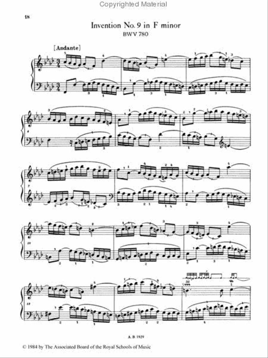 Two-part Inventions, BWV 772-786 Piano Method scores gallery preview page 2