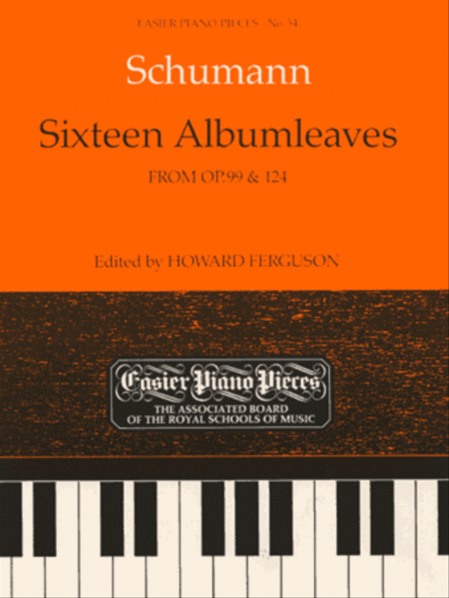 Sixteen Albumleaves, from Op.99 & 124 Piano Method scores gallery preview page 1