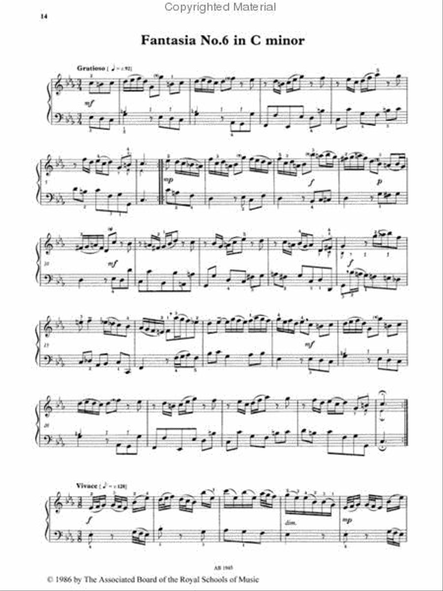 Fantasias (Third Dozen) Piano Method scores gallery preview page 2