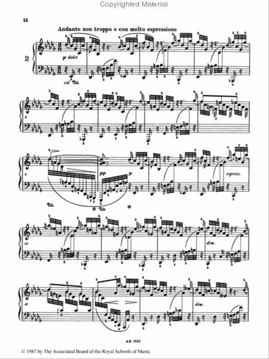 Three Intermezzos, Op. 117 Piano Method scores gallery preview page 2