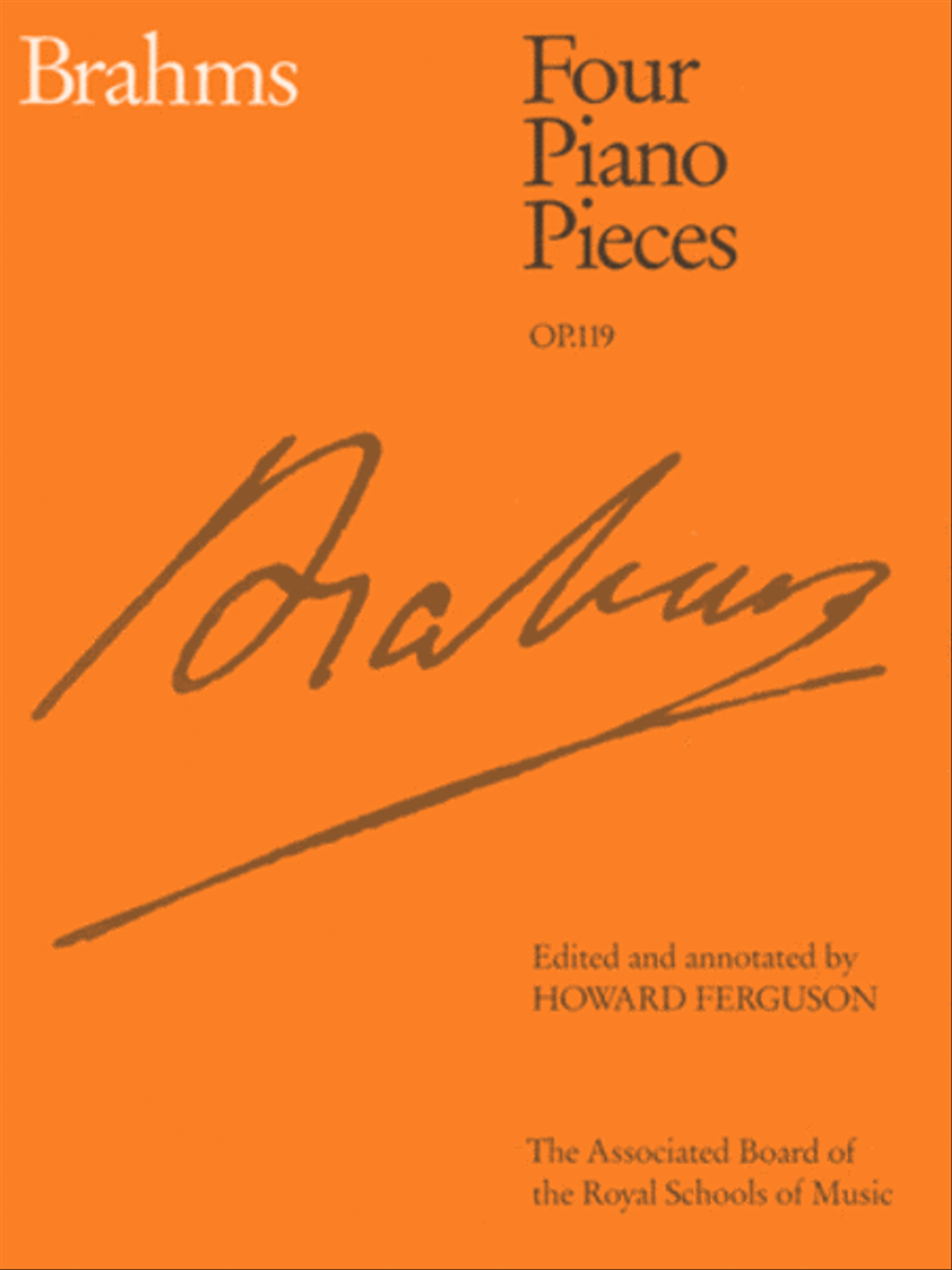 Four Piano Pieces, Op. 119 Piano Method scores gallery preview page 1