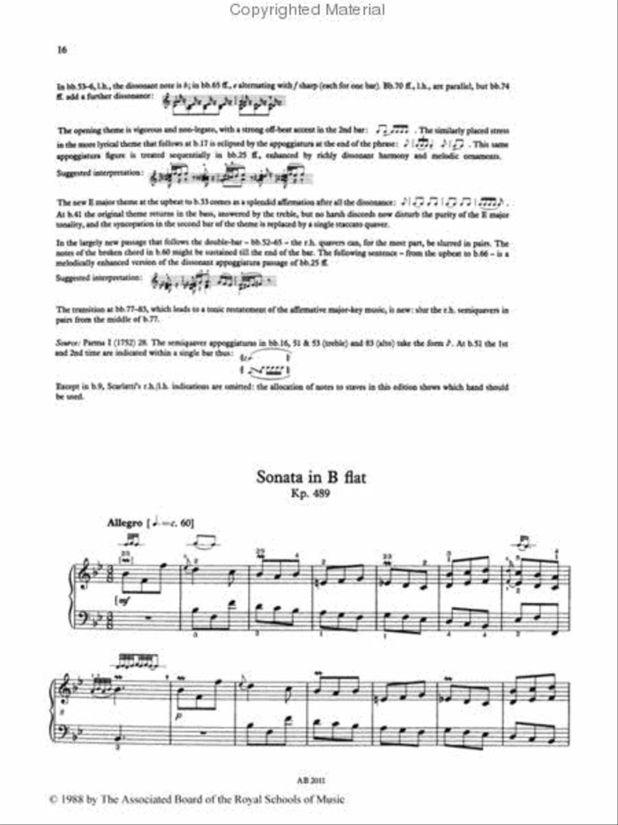 Selected Keyboard Sonatas, Book III Piano Method scores gallery preview page 2