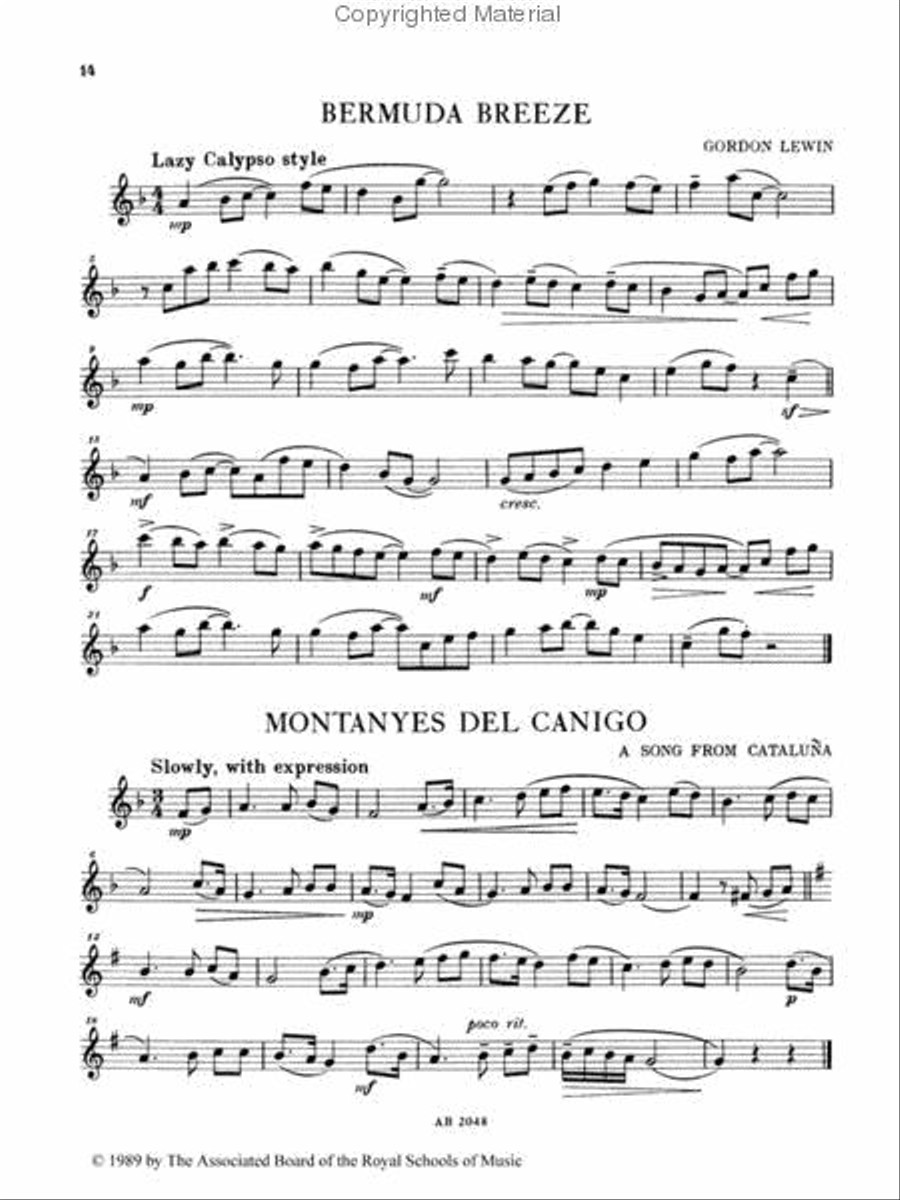 Starters for Saxophone Starters for Saxophone Saxophone Solo scores gallery preview page 2