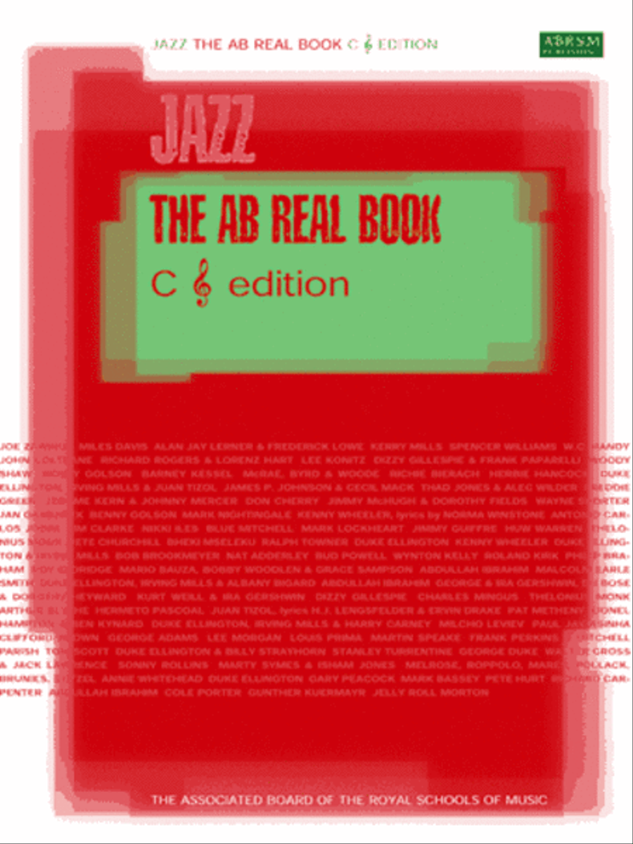 AB Real Book C treble-clef edition - North American version Clarinet scores gallery preview page 1