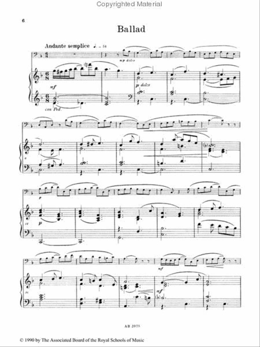 A Miscellany for Bassoon, Book I Bassoon scores gallery preview page 2