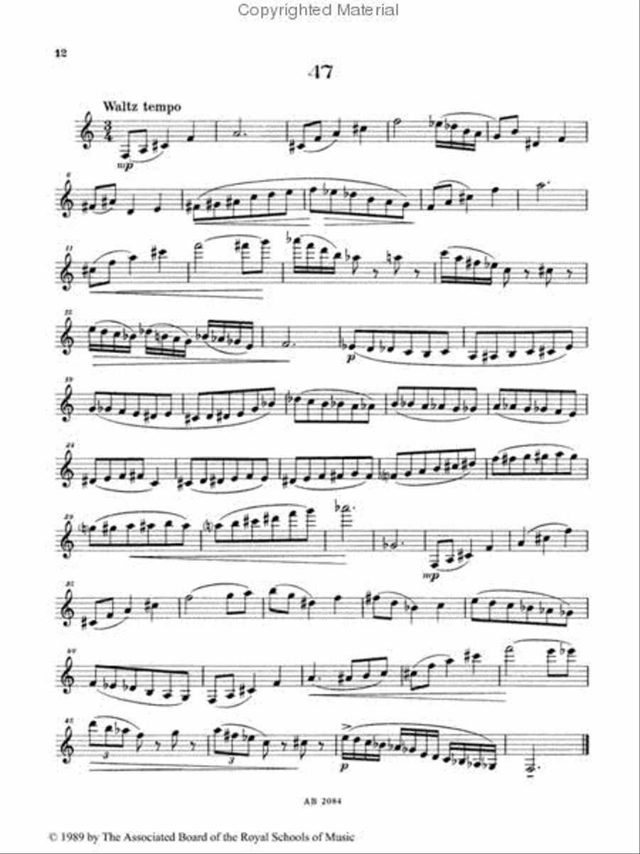 Progressive Studies for Clarinet, Book 2 Clarinet scores gallery preview page 2