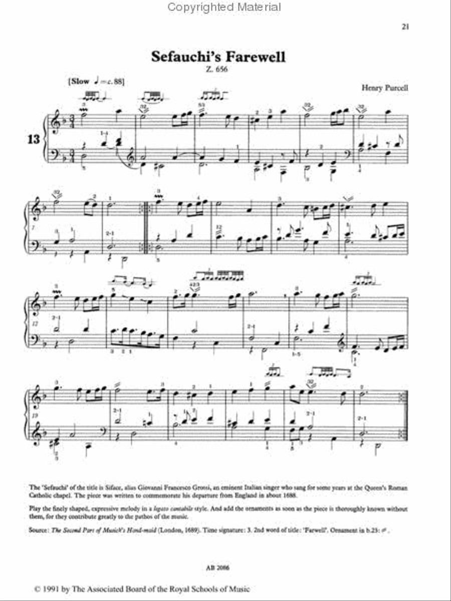 Baroque Keyboard Pieces, Book II (moderately easy) Piano Method scores gallery preview page 2