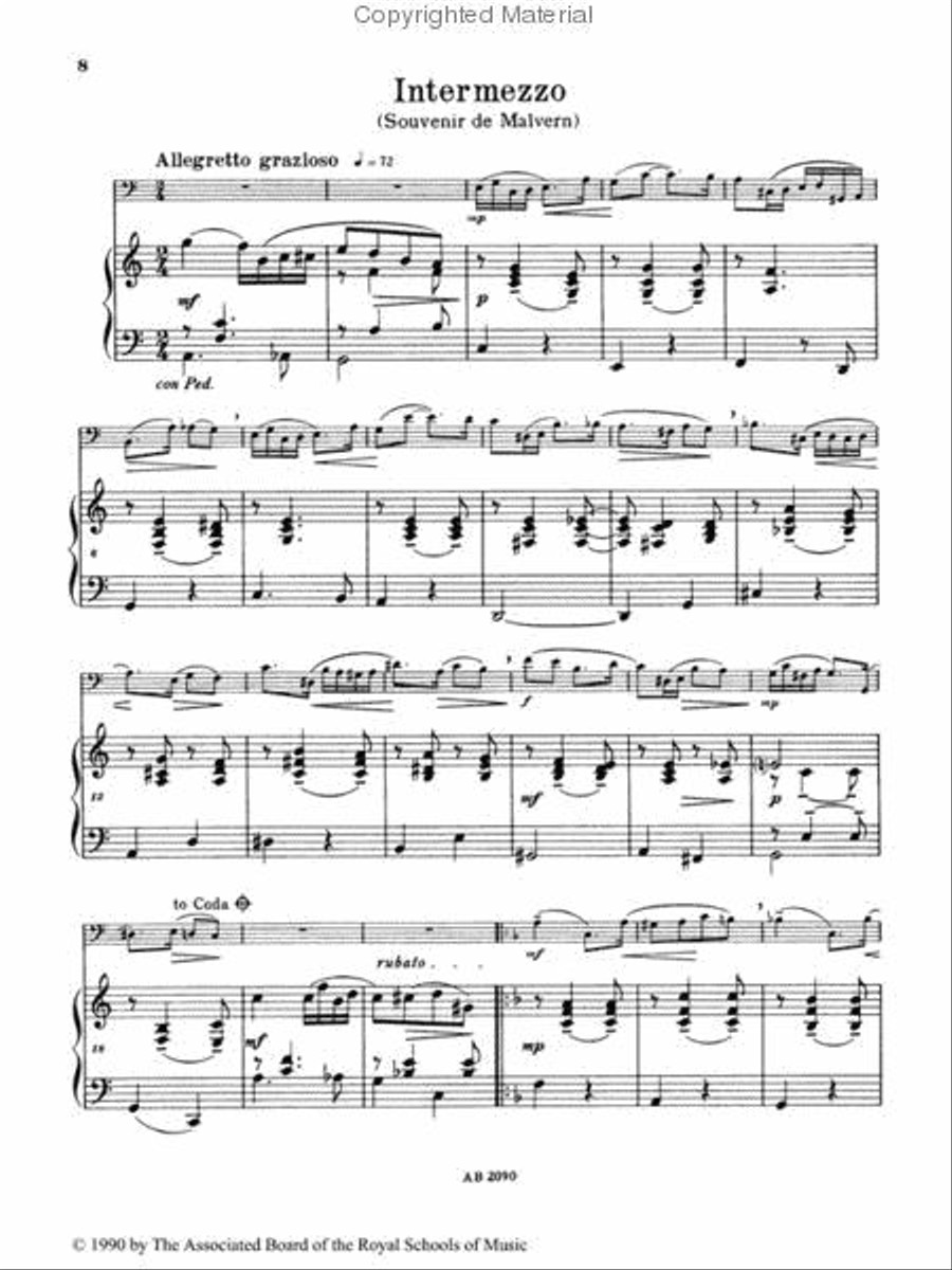 A Miscellany for Bassoon, Book II Bassoon scores gallery preview page 2