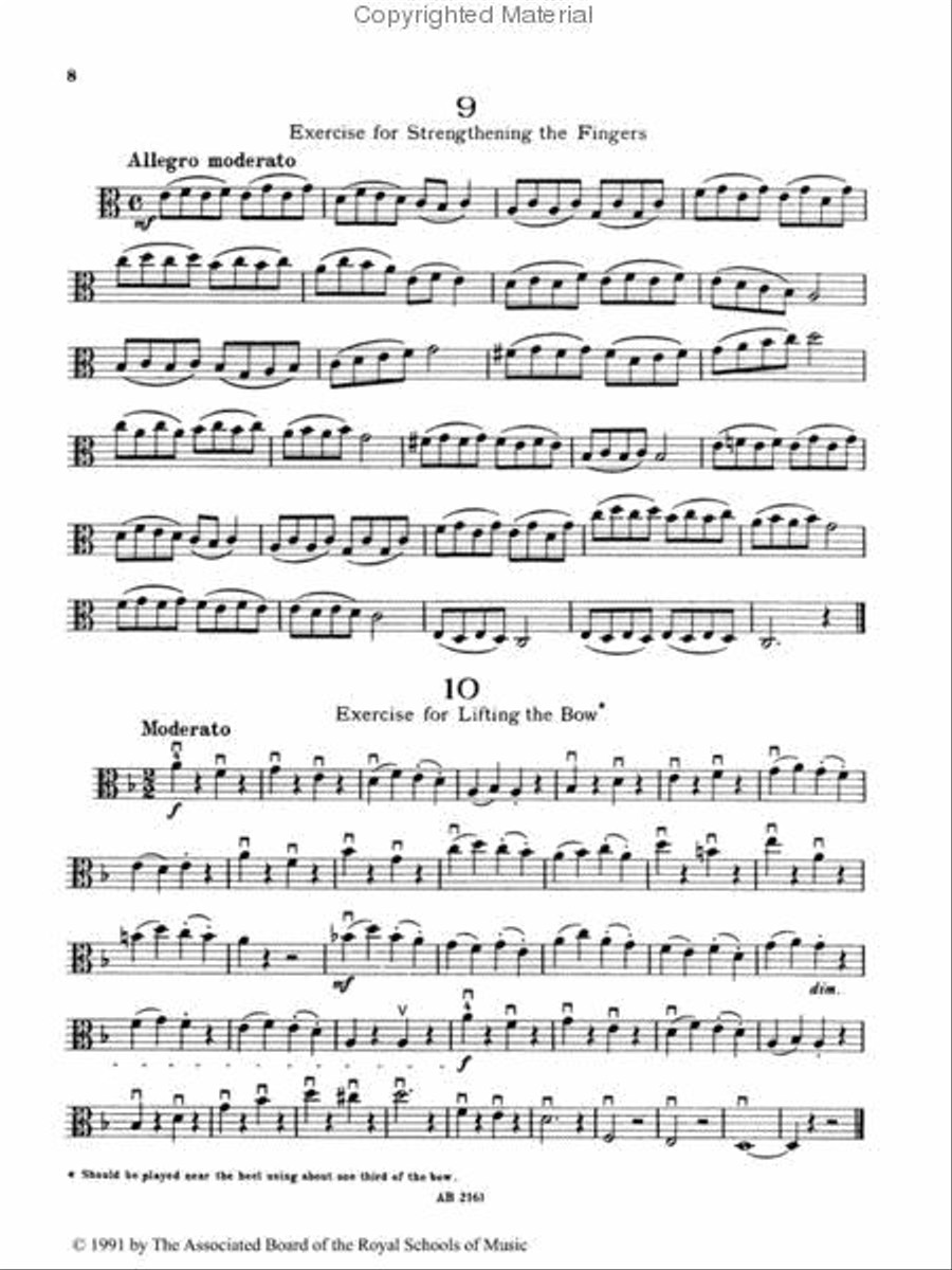 Elementary Progressive Studies, Set I for Viola Viola Solo scores gallery preview page 2