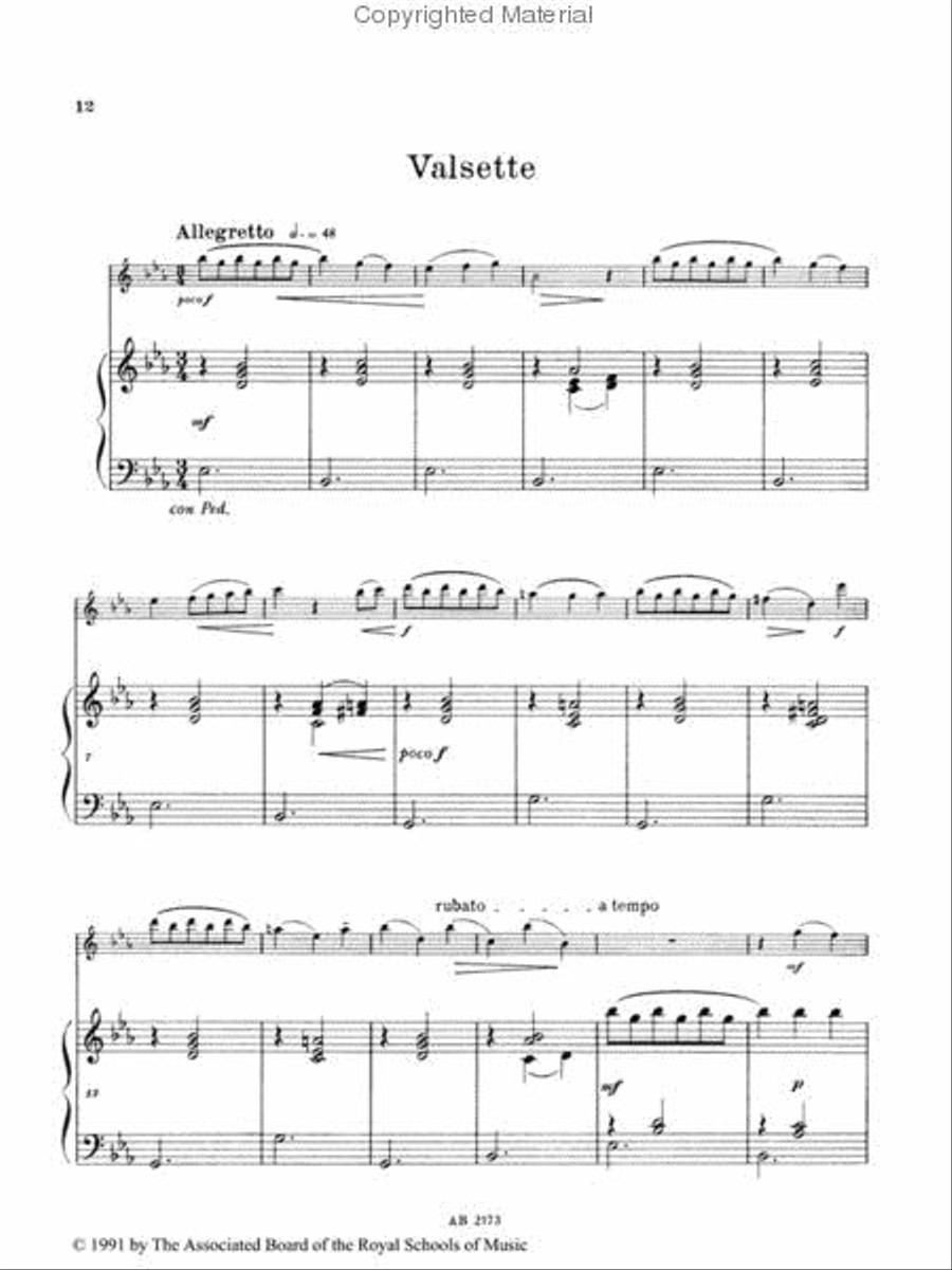 A Miscellany for Flute, Book I Flute Solo scores gallery preview page 2