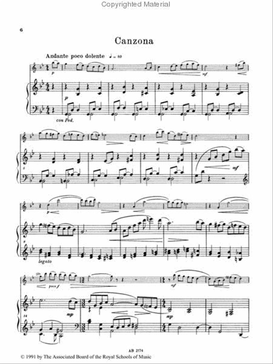 A Miscellany for Flute, Book II Flute Solo scores gallery preview page 2