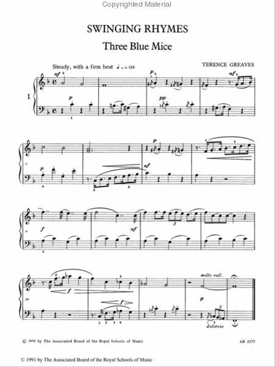 Swinging Rhymes (Ten Pieces in Popular Styles) Piano Method scores gallery preview page 2