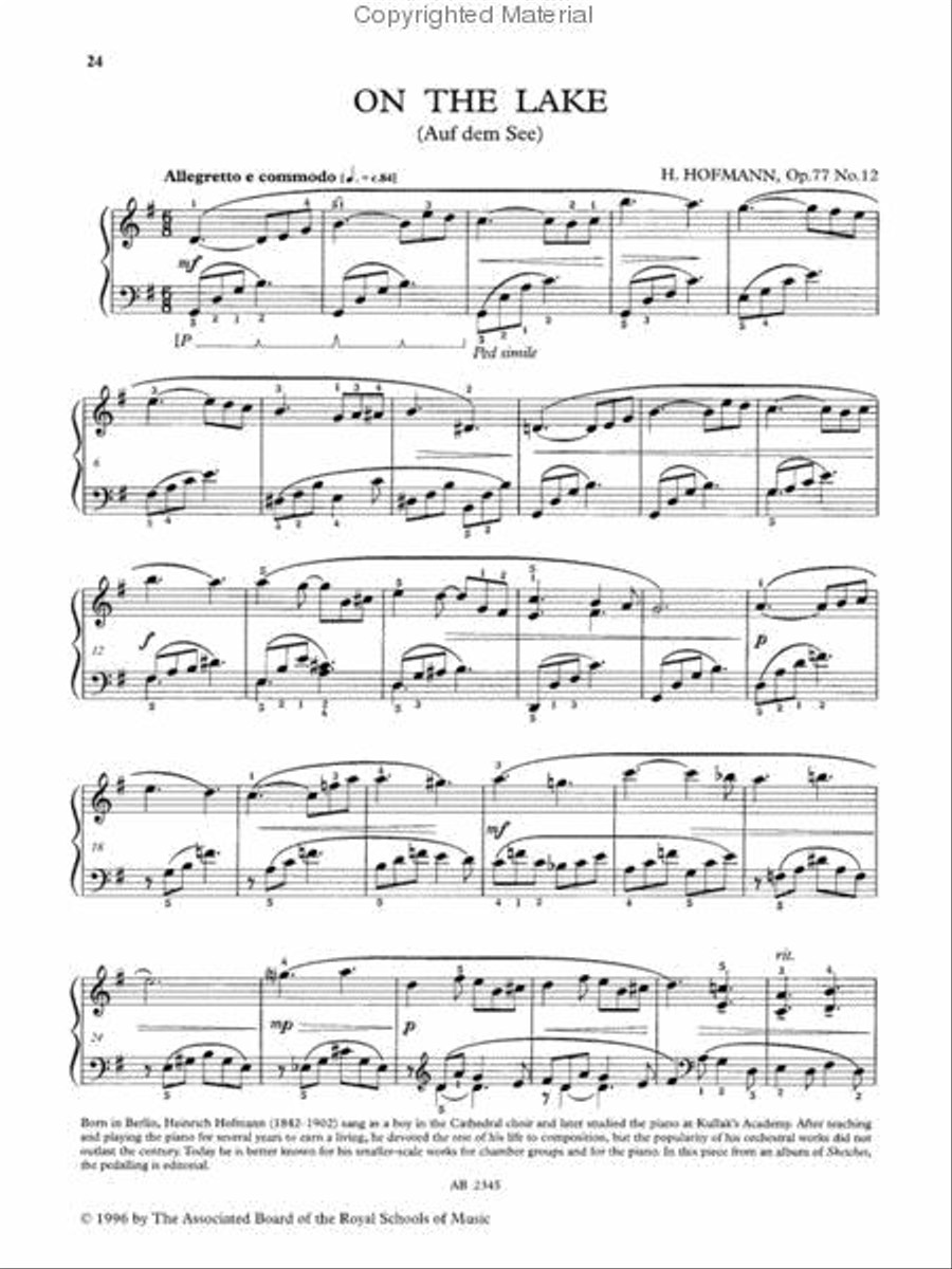 A Romantic Sketchbook for Piano, Book II Piano Method scores gallery preview page 2
