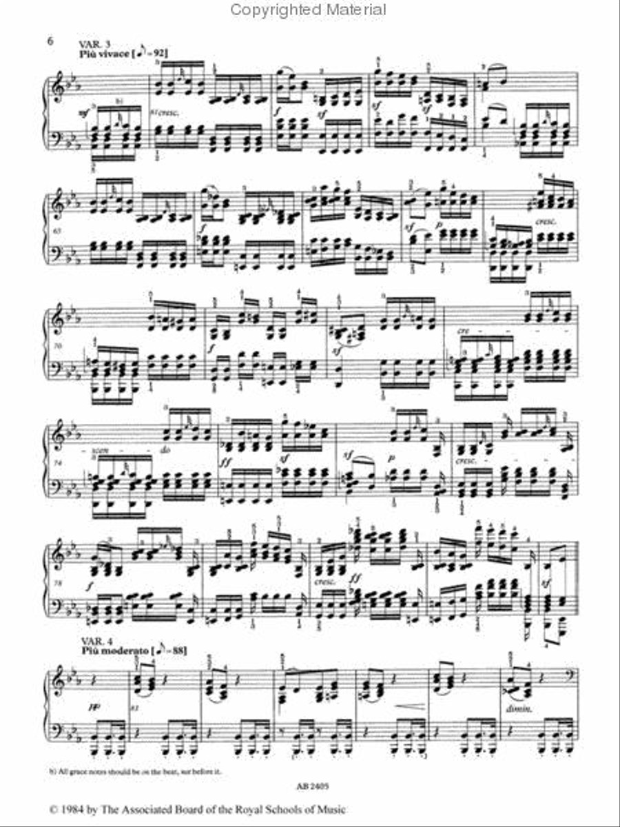 Andante with Variations, Op. 82 Piano Method scores gallery preview page 2