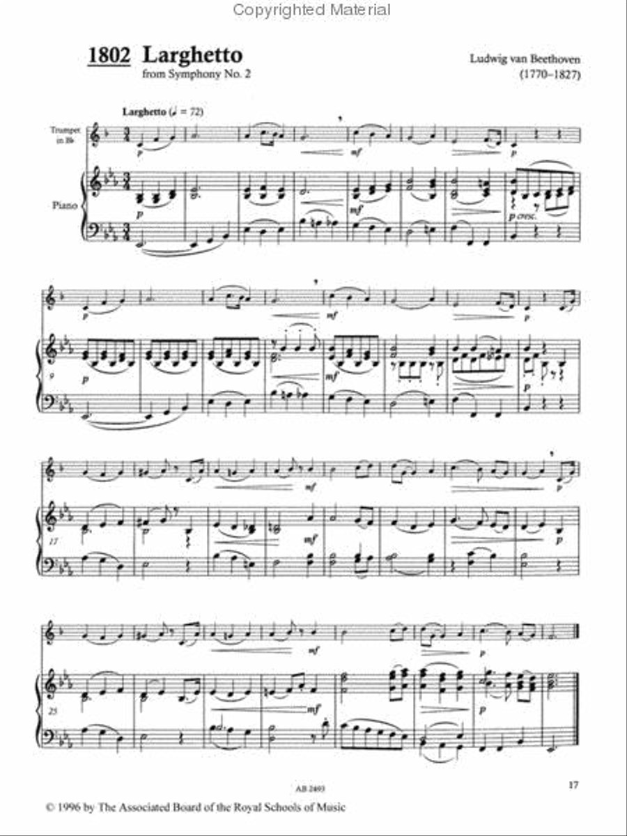 Time Pieces for Trumpet, Volume 2 Trumpet Solo scores gallery preview page 2