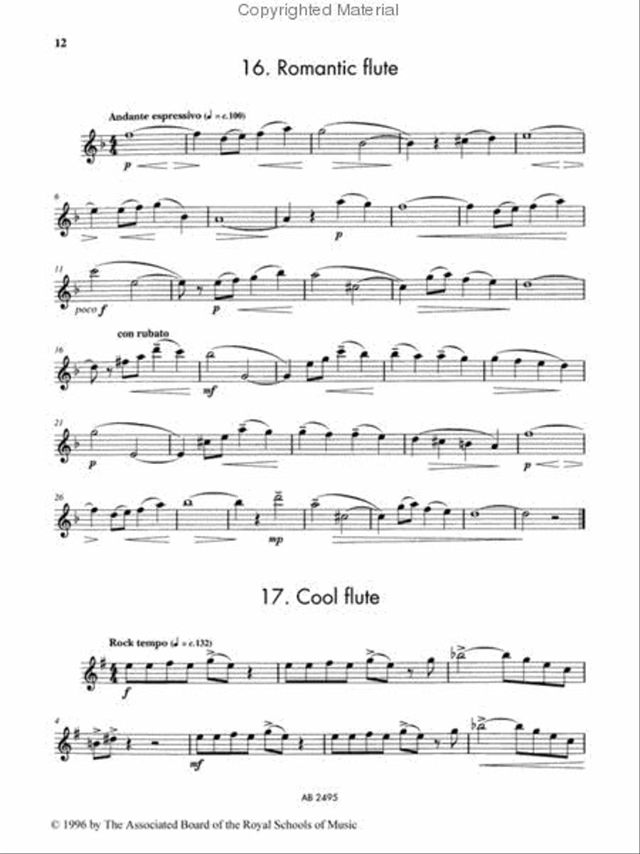 Fifty for Flute, Book One Flute Solo scores gallery preview page 2
