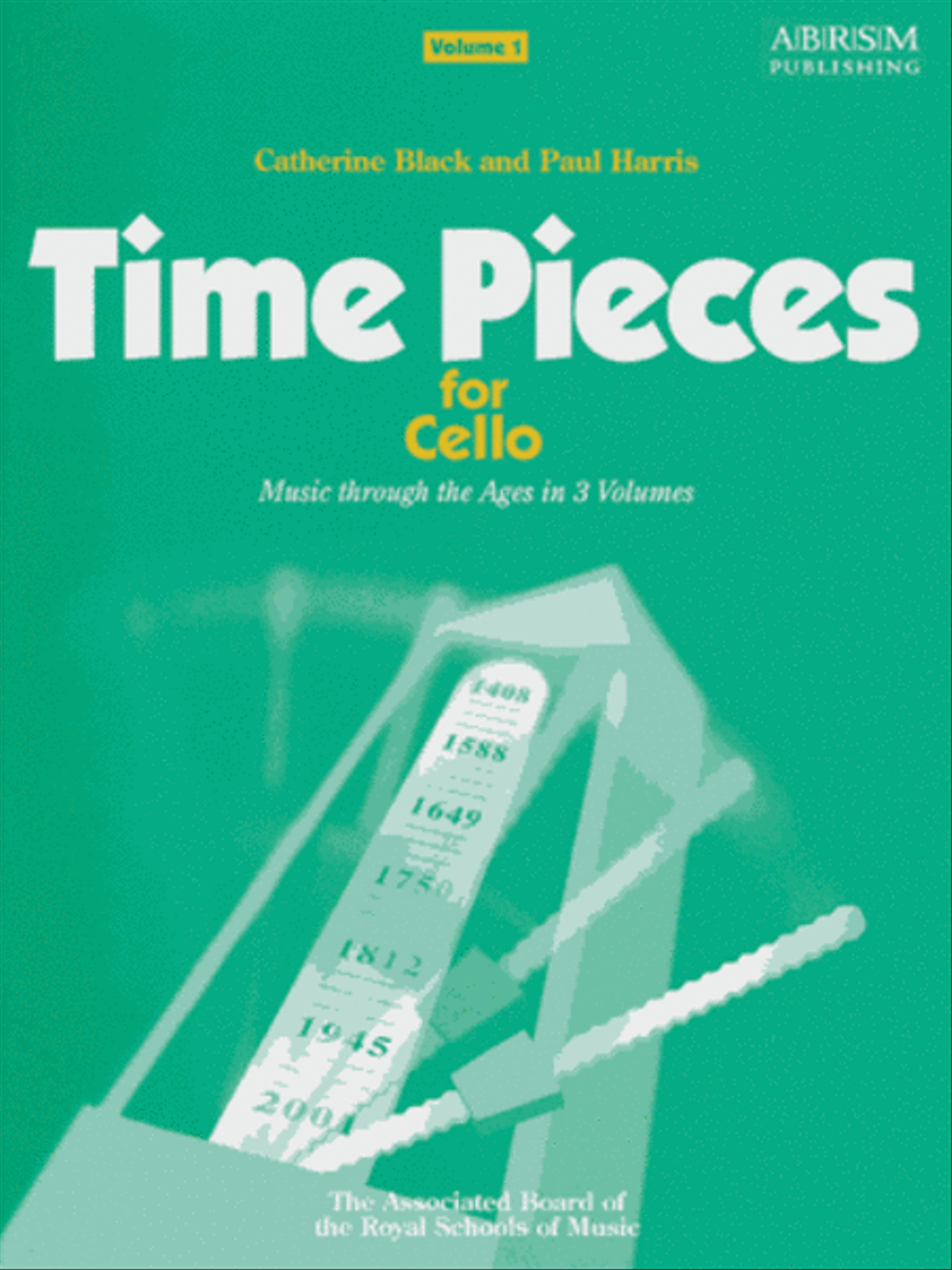 Time Pieces for Cello, Volume 1 Piano scores gallery preview page 1