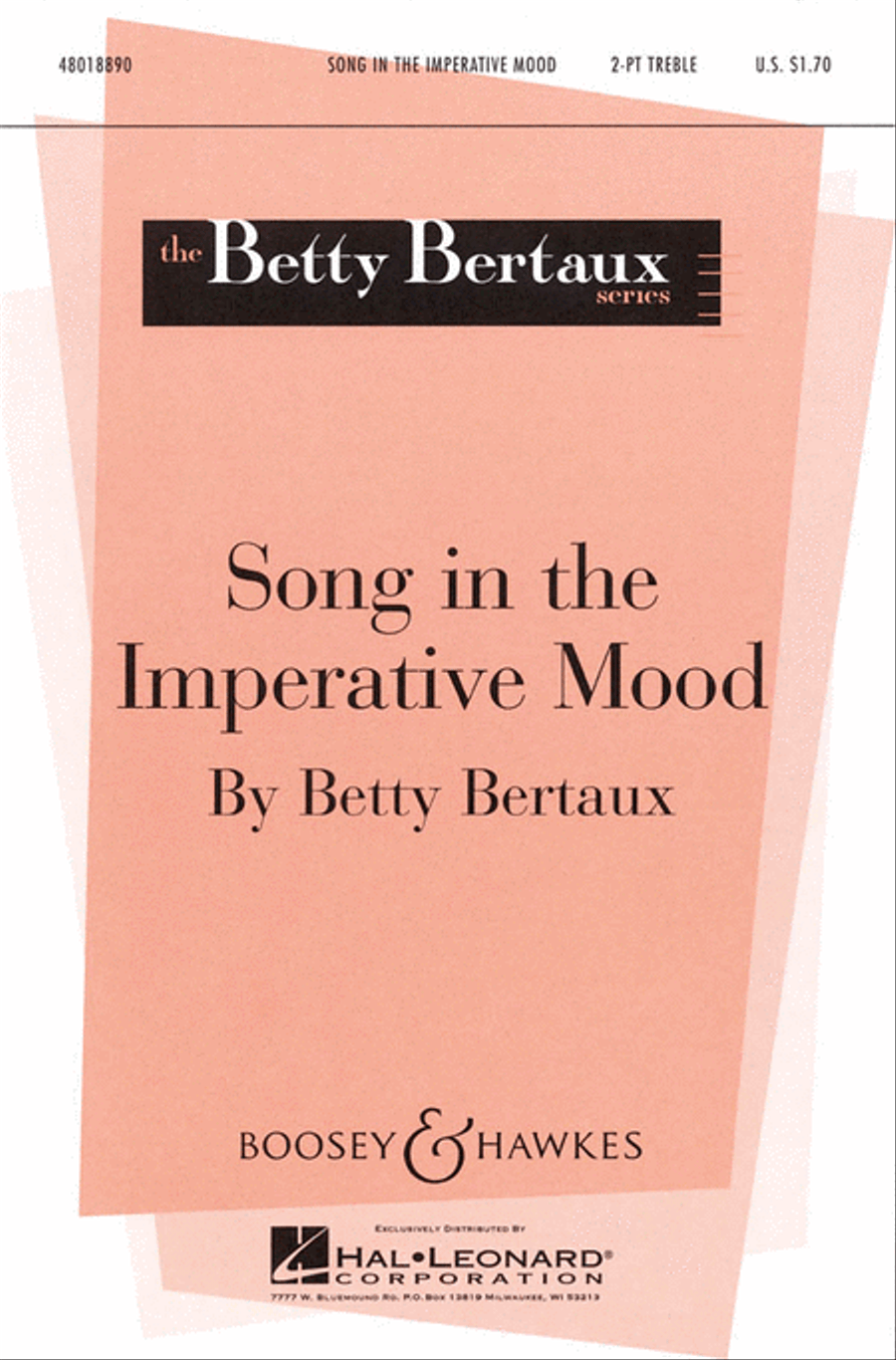 Song in the Imperative Mood 2-Part scores gallery preview page 1