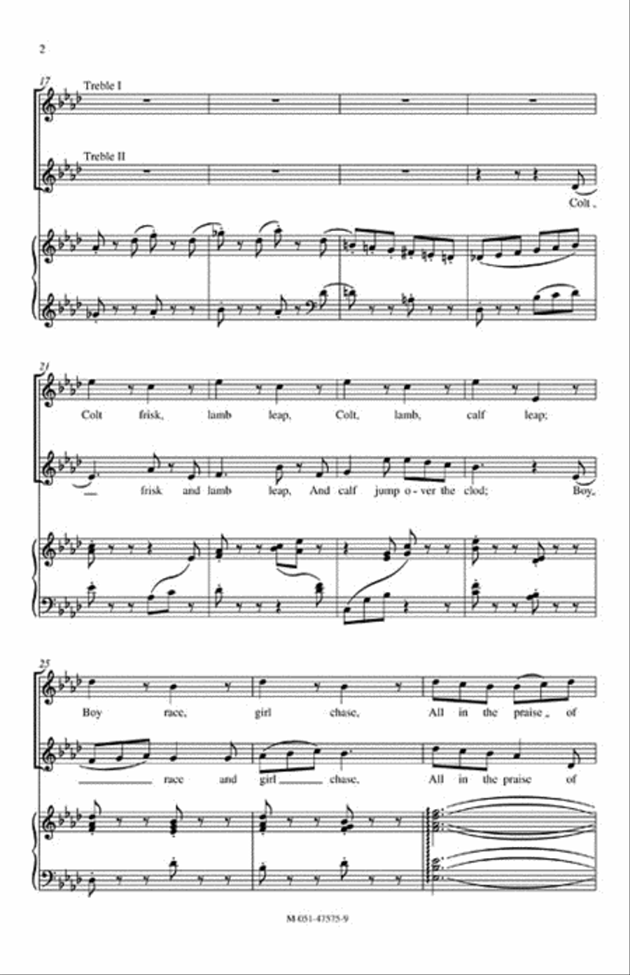 Song in the Imperative Mood 2-Part scores gallery preview page 3