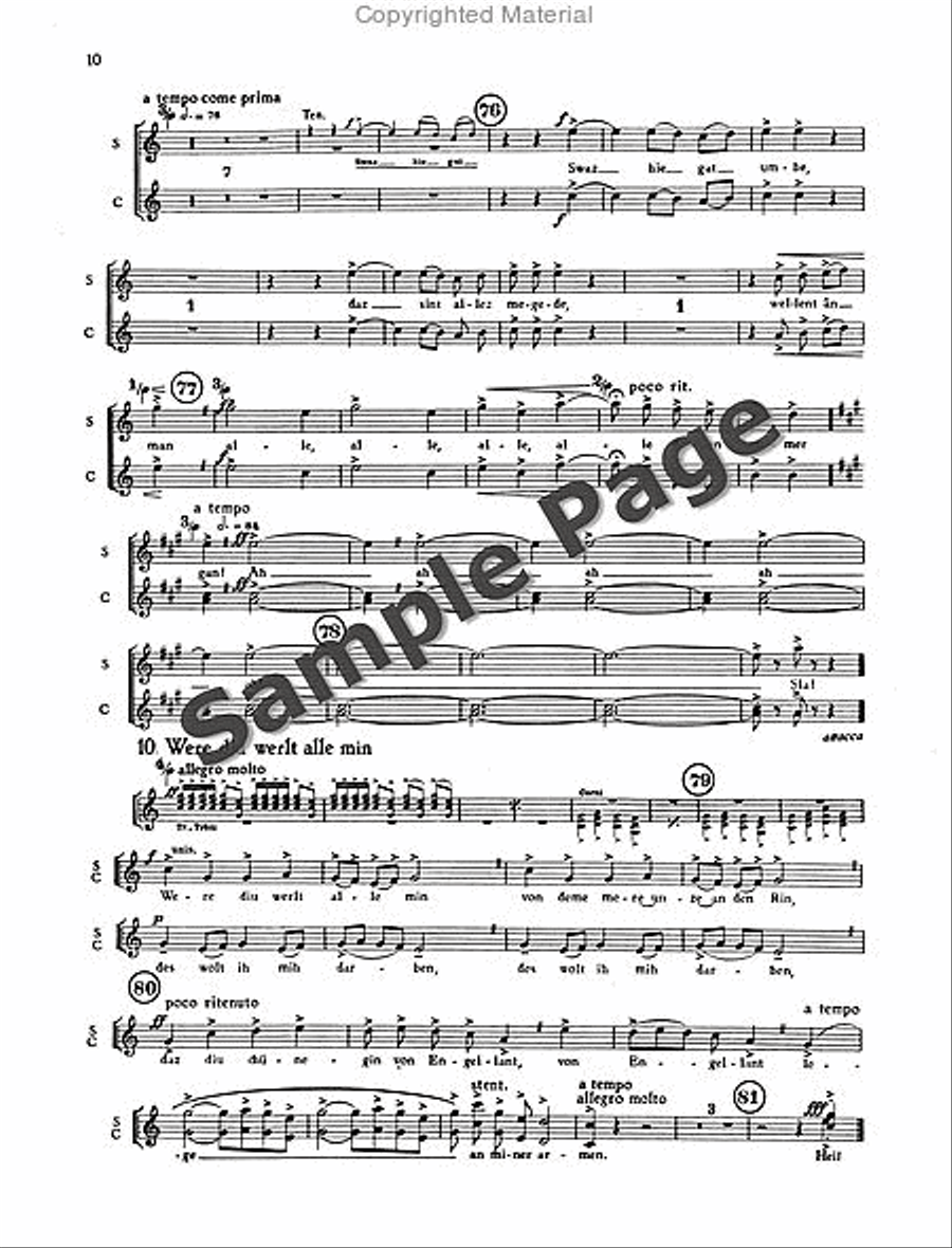 Carmina Burana Carmina Burana Choir scores gallery preview page 13