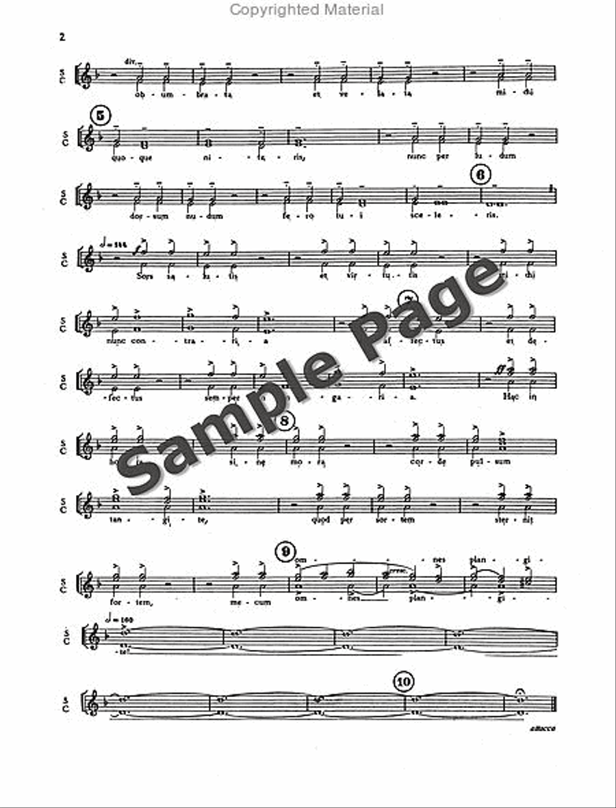 Carmina Burana Carmina Burana Choir scores gallery preview page 5