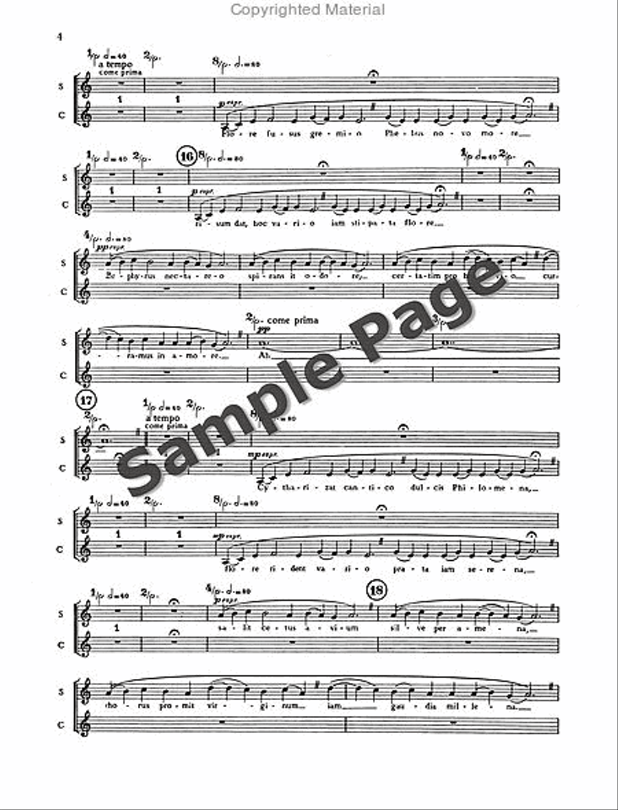 Carmina Burana Carmina Burana Choir scores gallery preview page 7