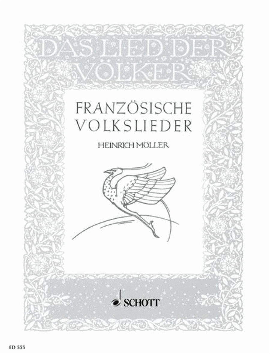 Franzosische Volkslieder Voice scores gallery preview page 1