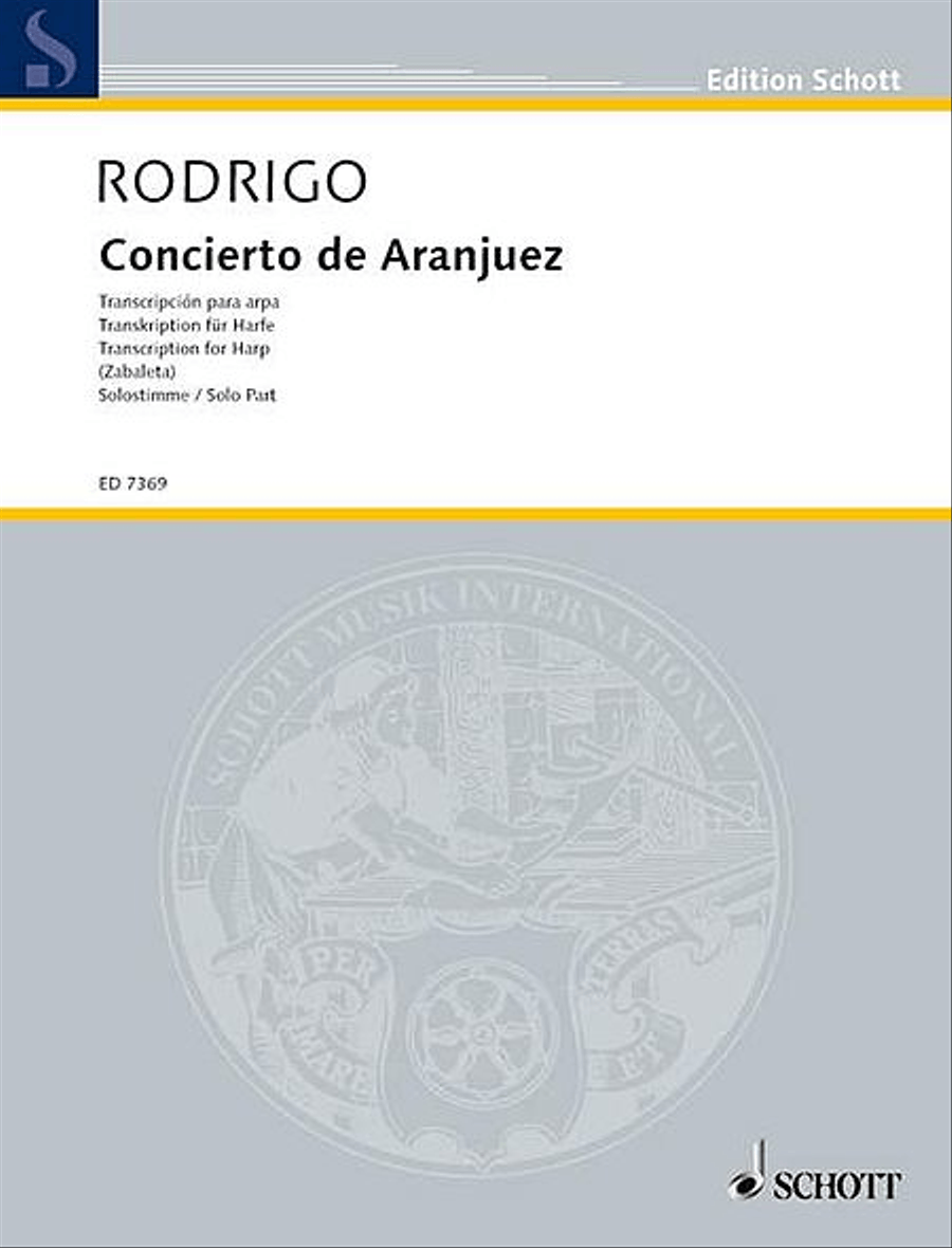 Concierto De Aranjuez Harp scores gallery preview page 1