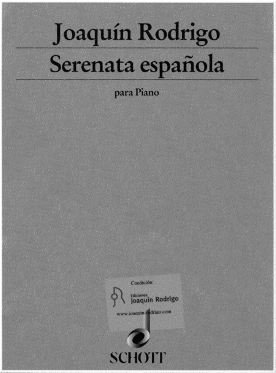 Serenata Espanola Piano Solo scores gallery preview page 1
