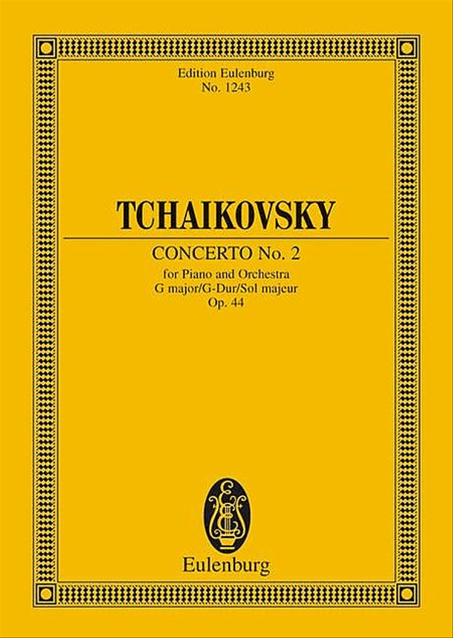 Piano Concerto 2 in G Major, Op. 44 Orchestra scores gallery preview page 1
