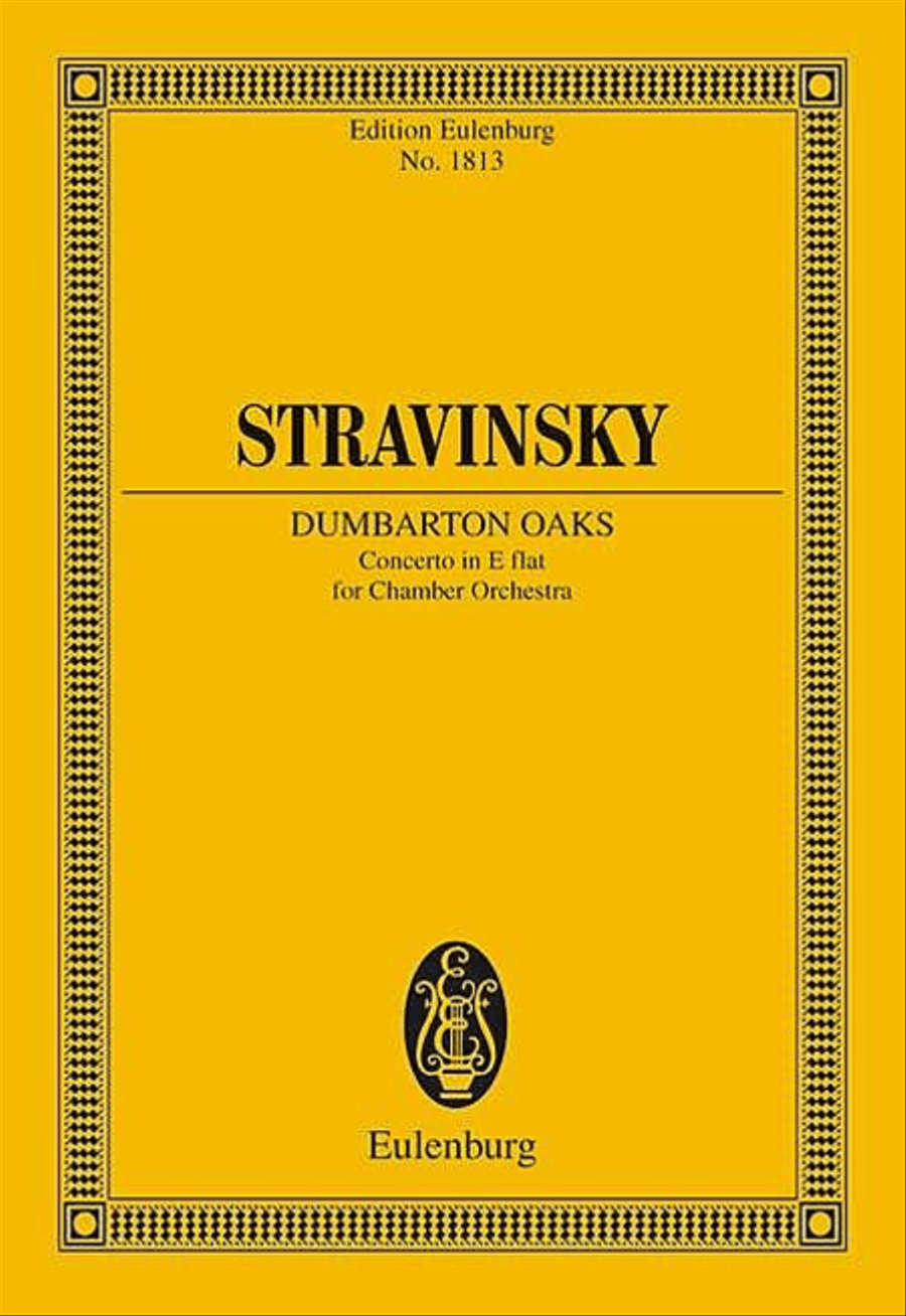 Concerto in E-flat Major “Dumbarton Oaks” Orchestra scores gallery preview page 1