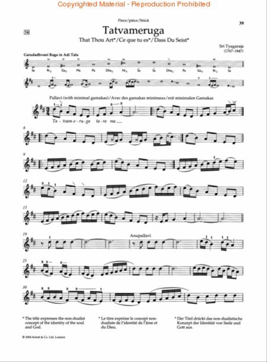 Indian Melodies Violin Solo scores gallery preview page 4