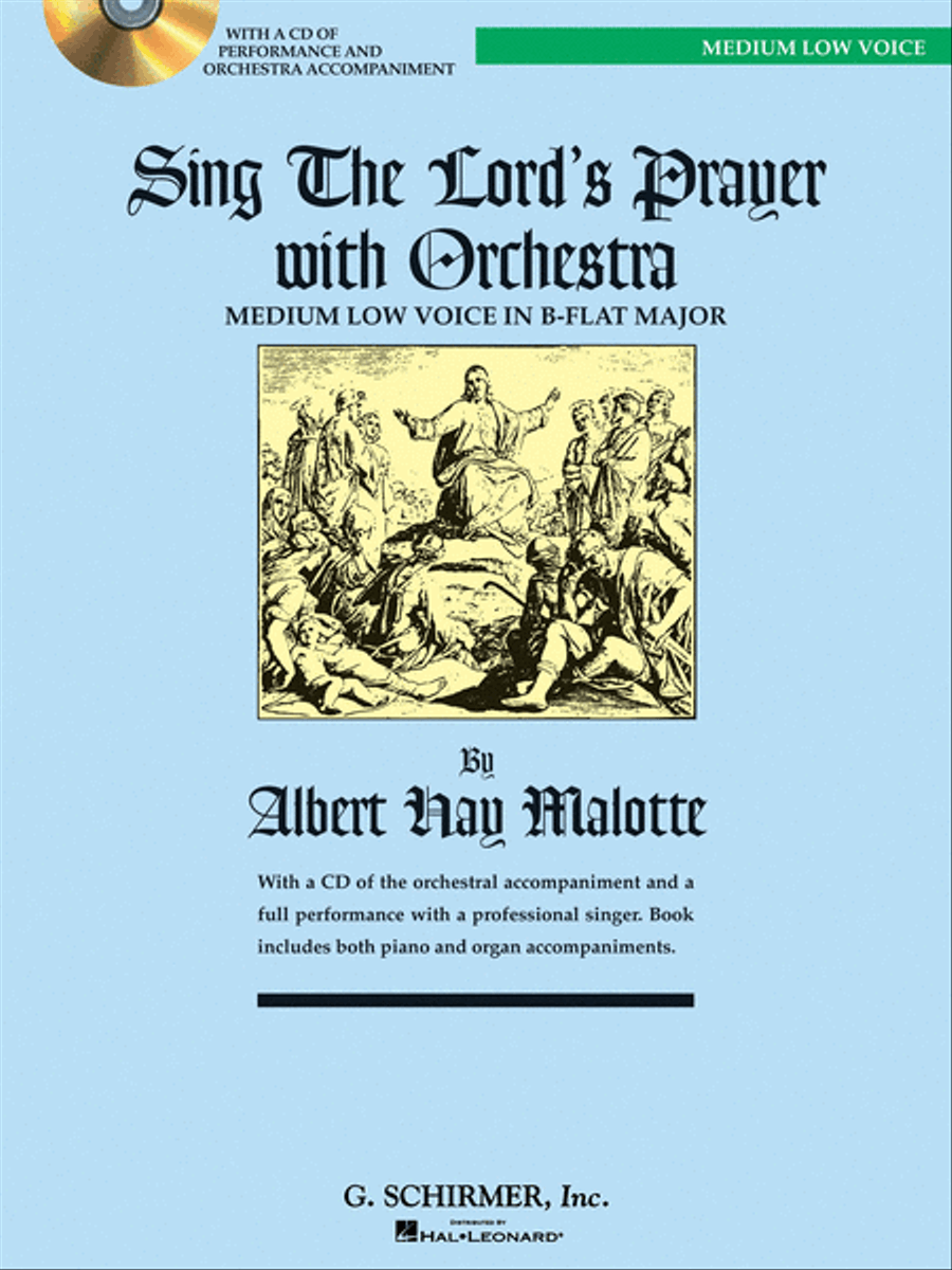 Sing The Lord's Prayer with Orchestra - Medium Low Voice Low Voice scores gallery preview page 1