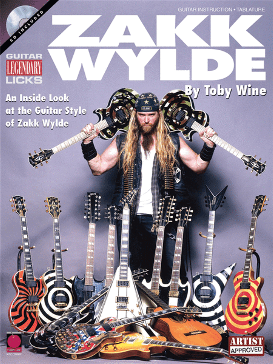Zakk Wylde – Legendary Licks Guitar Tablature scores gallery preview page 1
