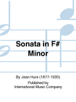 Sonata In F# Minor