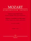 Sinfonia concertante for Oboe, Clarinet, Horn, Bassoon and Orchestra E flat major, KV Anh. I,9 (297b)